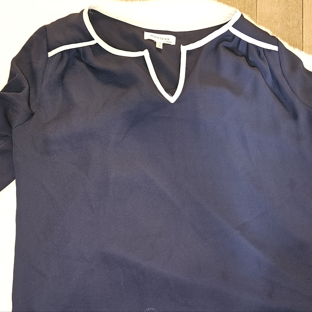 Monteau cuffed blouse